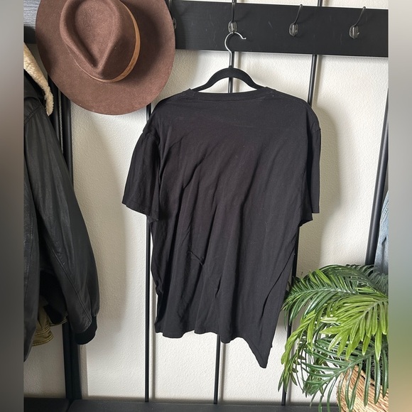 Boutique rock & roll black leopard graphic tee T-shirt retro vintage - Picture 4 of 4